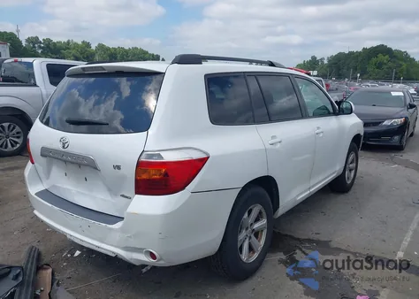 2008 Toyota Highlander from USA, damaged, VIN JTEES41A182068835